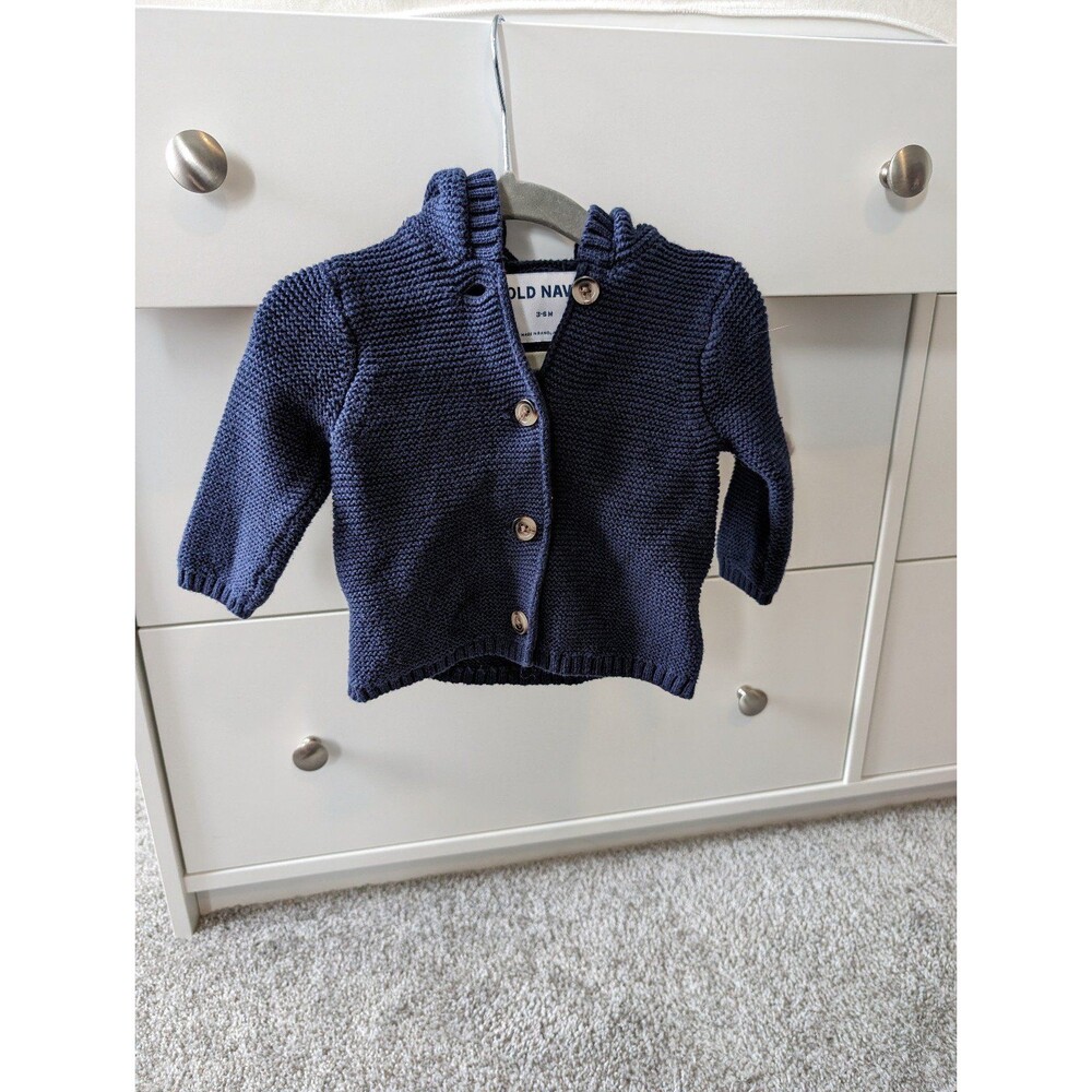 Old Navy Knit Sweatshirt with Hood 3-6